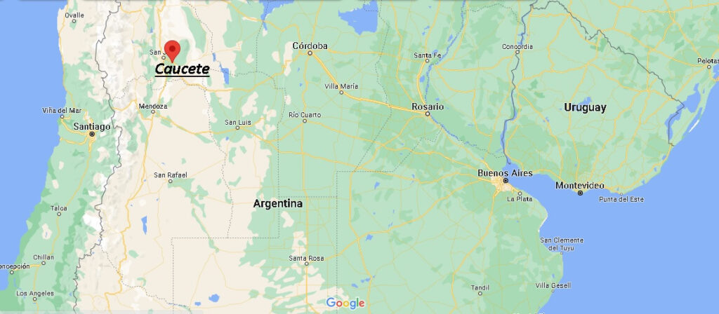 ¿Dónde está Caucete Argentina