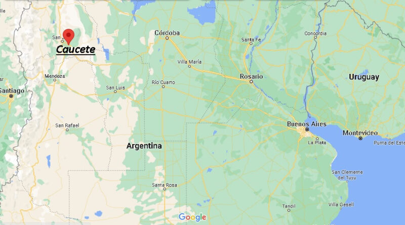 ¿Dónde está Caucete Argentina