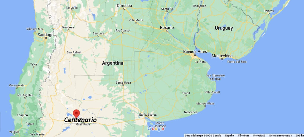 ¿Dónde está Centenario Argentina