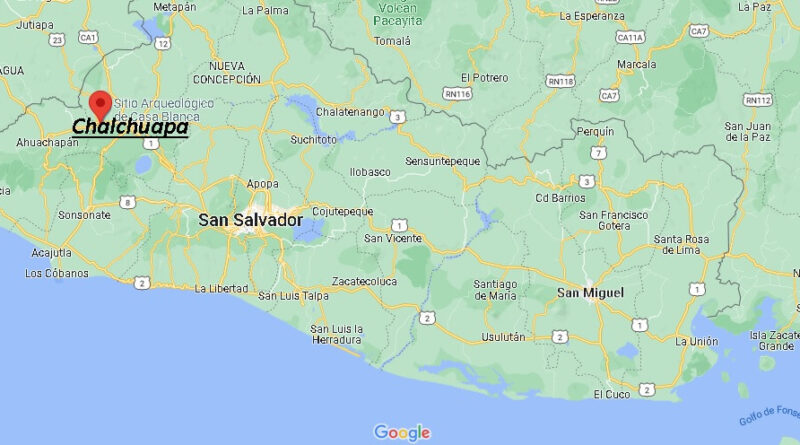 ¿Dónde está Chalchuapa El Salvador