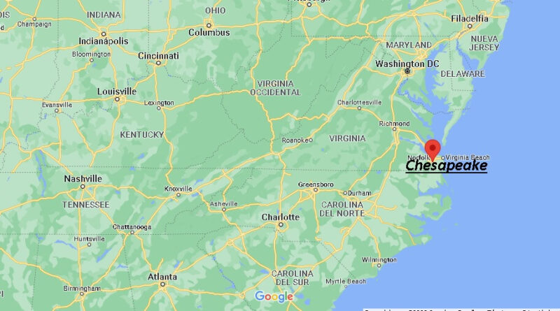 ¿Dónde está Chesapeake