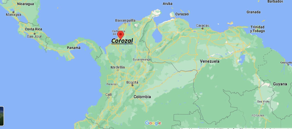 ¿Dónde está Corozal Colombia
