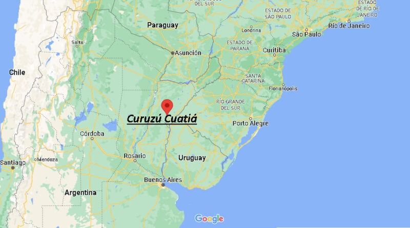 ¿Dónde está Curuzú Cuatiá Argentina