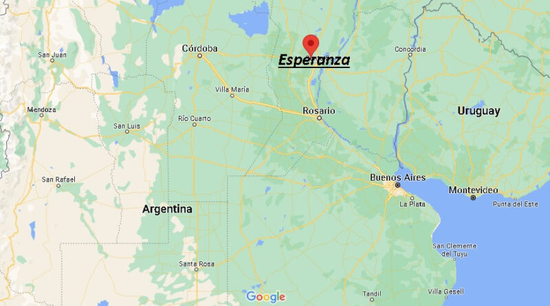¿Dónde está Esperanza Argentina