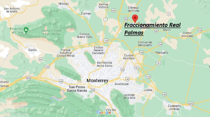 ¿Dónde está Fraccionamiento Real Palmas Mexico? Mapa Fraccionamiento Real Palmas
