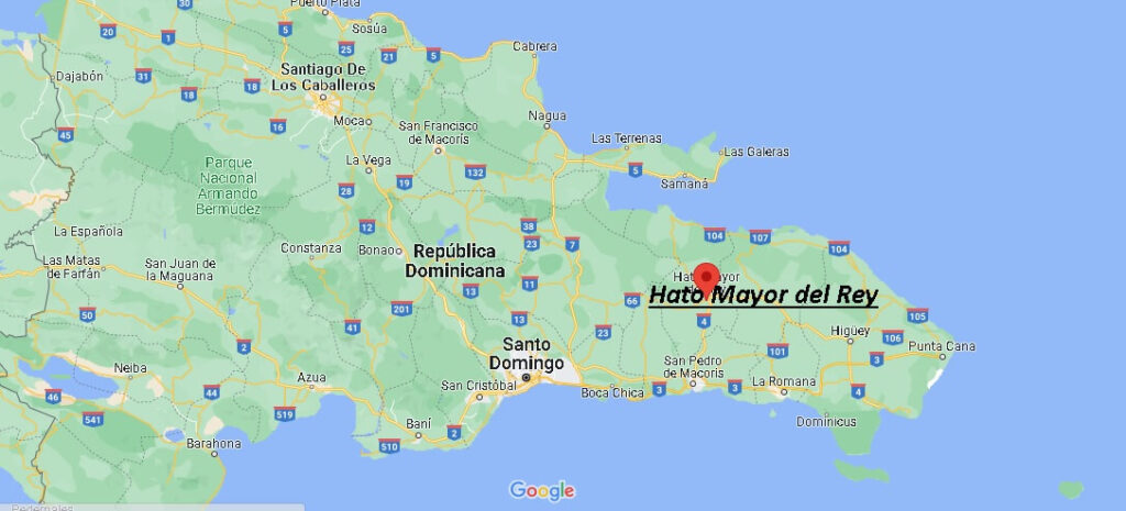 ¿Dónde está Hato Mayor del Rey República Dominicana