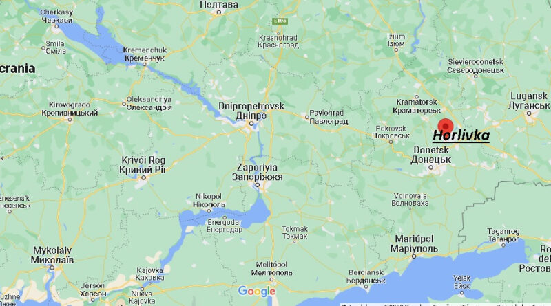 ¿Dónde está Horlivka Ucrania