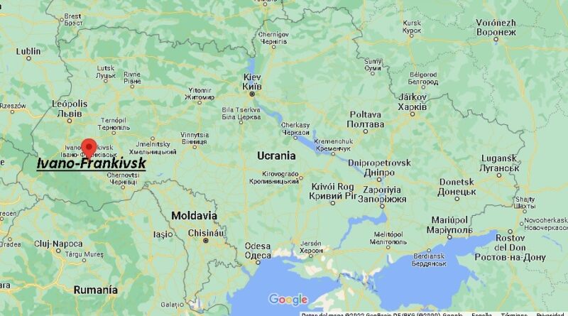 ¿Dónde está Ivano-Frankivsk Ucrania