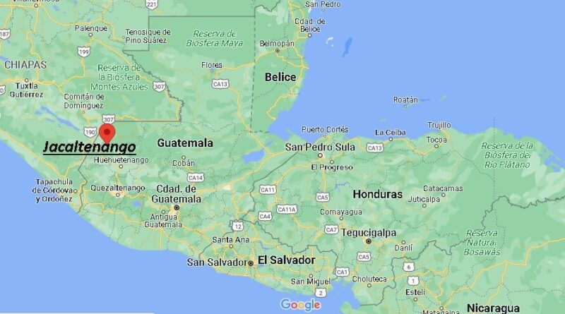 ¿Dónde está Jacaltenango Guatemala