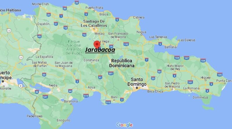 ¿Dónde está Jarabacoa República Dominicana