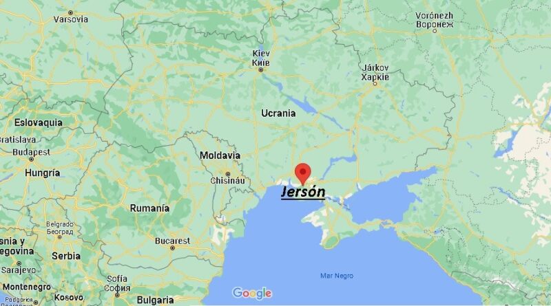 ¿Dónde está Jersón Ucrania