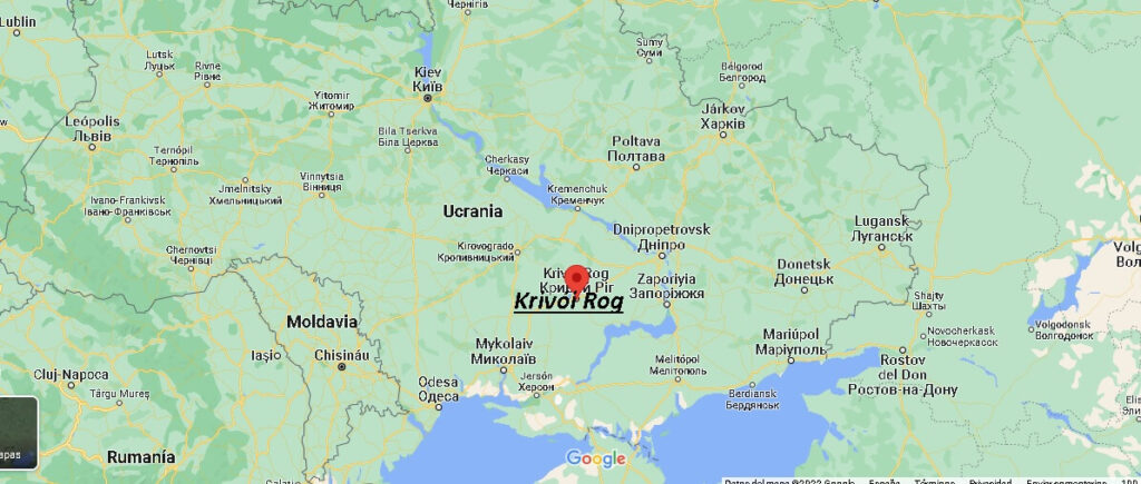 ¿Dónde está Krivói Rog Ucrania
