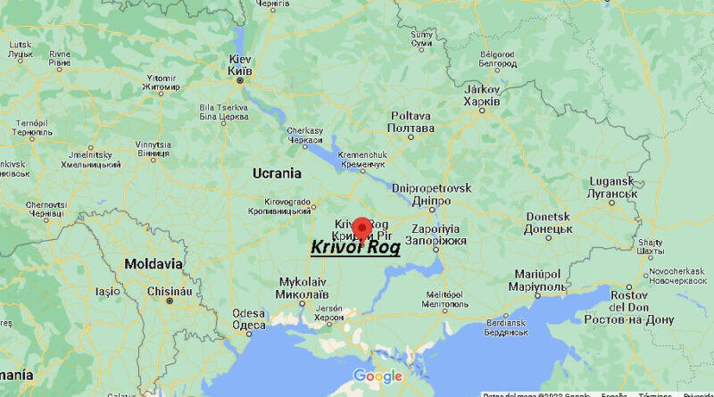 ¿Dónde está Krivói Rog Ucrania
