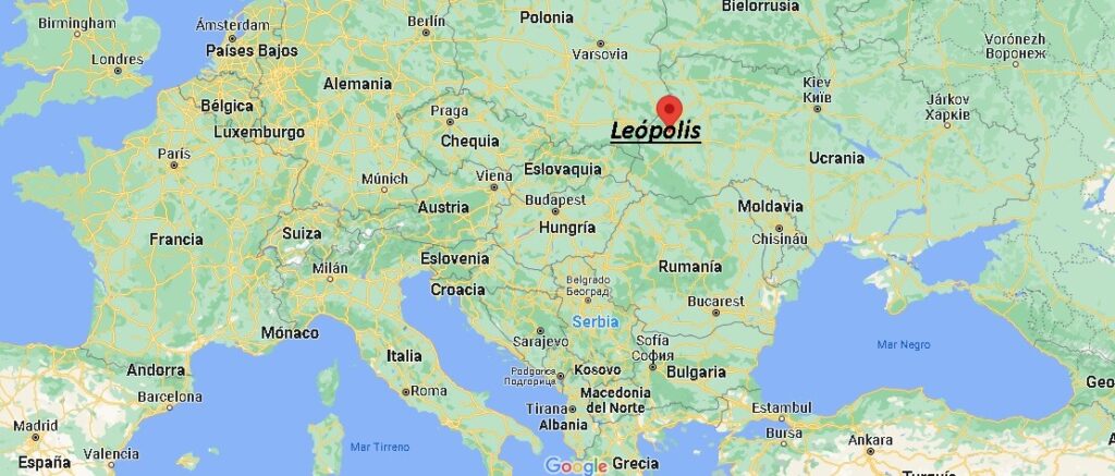 ¿Dónde está Leópolis Ucrania