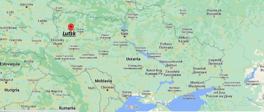 ¿Dónde está Lutsk Ucrania