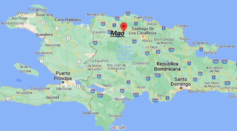 ¿Dónde está Mao República Dominicana