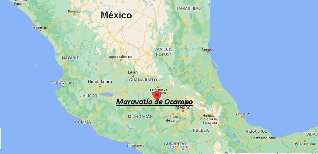 ¿Dónde está Maravatío de Ocampo Mexico