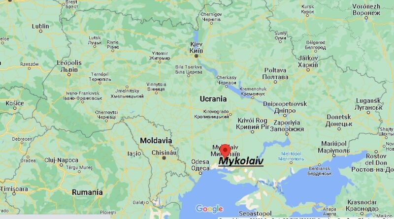 ¿Dónde está Mykolaiv Ucrania