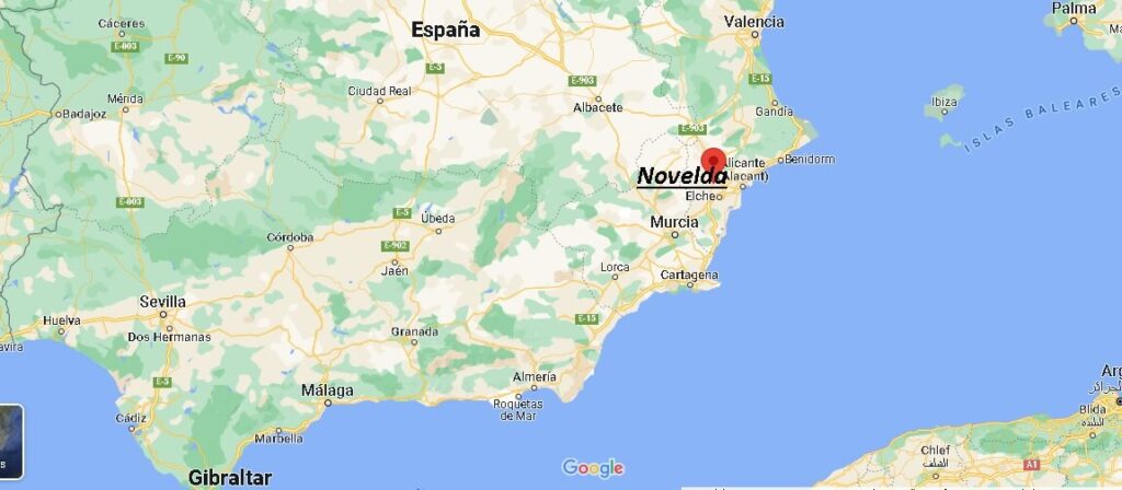 ¿Dónde está Novelda España