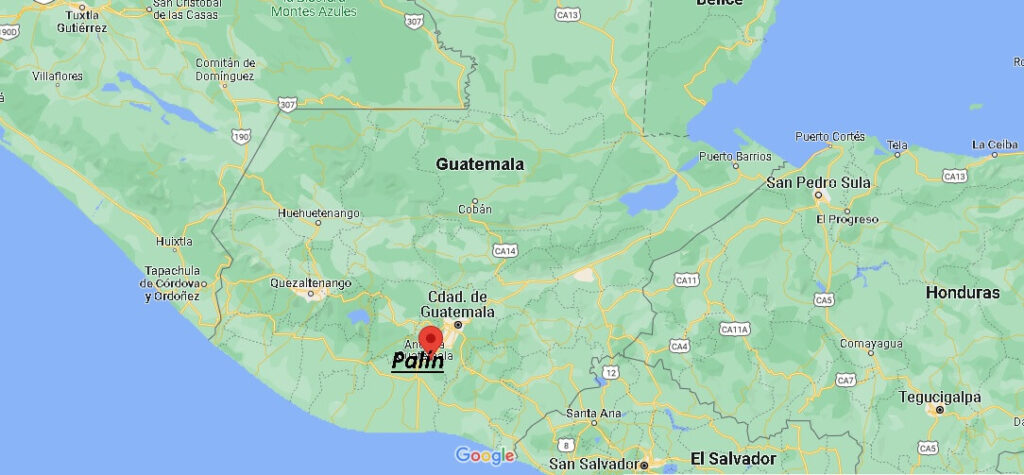 ¿Dónde está Palín Guatemala