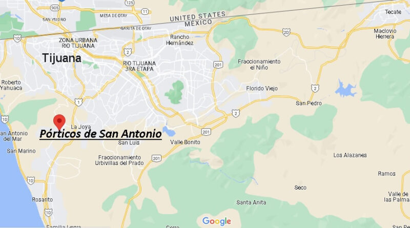 ¿Dónde está Pórticos de San Antonio Mexico