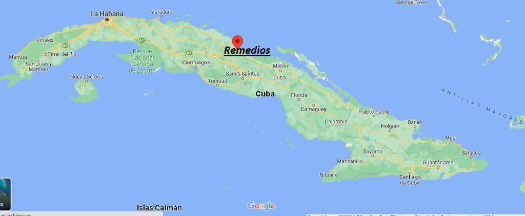 ¿Dónde está Remedios Cuba