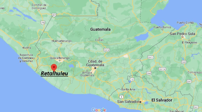 ¿Dónde está Retalhuleu Guatemala