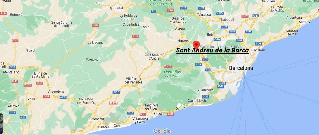 ¿Dónde está Sant Andreu de la Barca España