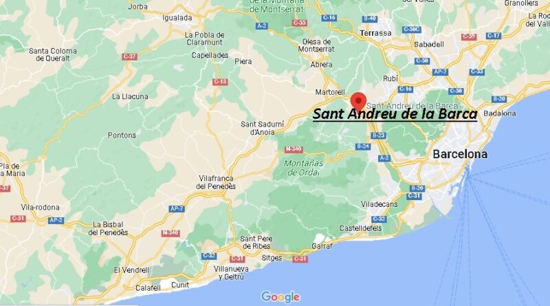 ¿Dónde está Sant Andreu de la Barca España