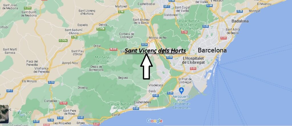 ¿Dónde está Sant Vicenç dels Horts España