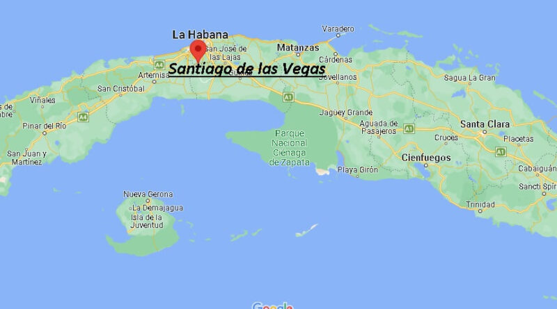 ¿Dónde está Santiago de las Vegas Cuba
