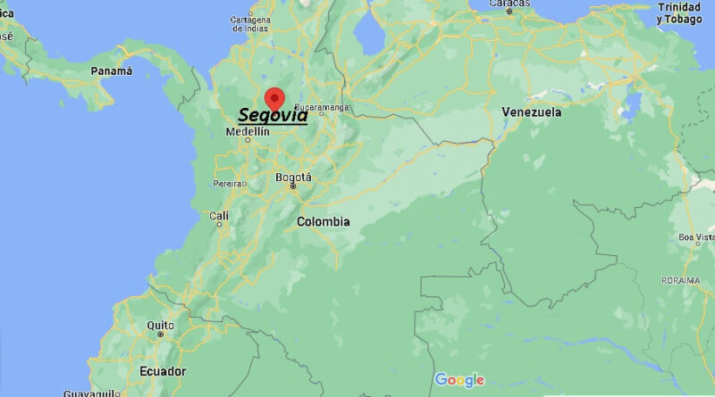¿Dónde está Segovia Colombia