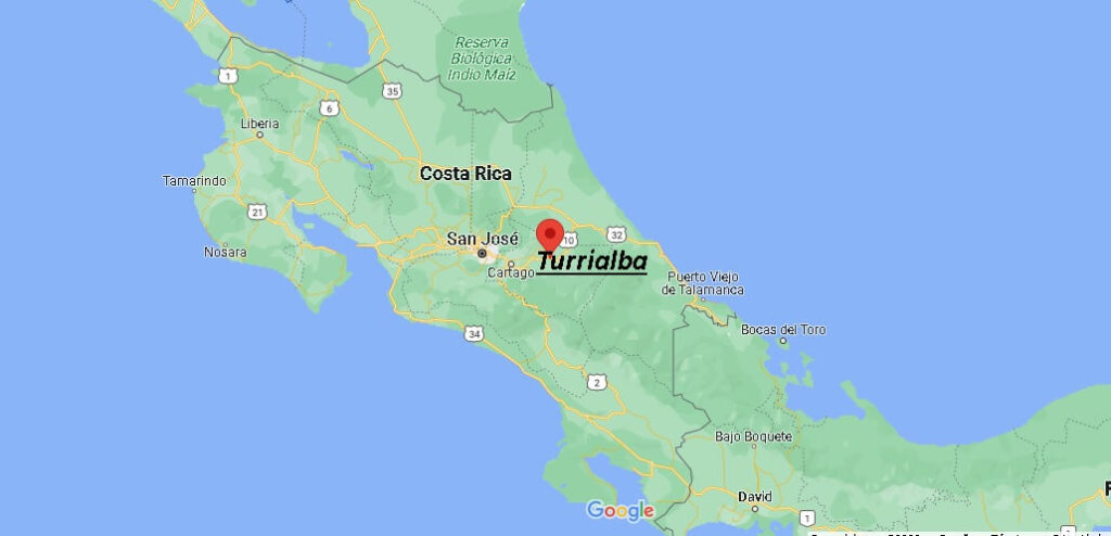 ¿Dónde está Turrialba Costa Rica