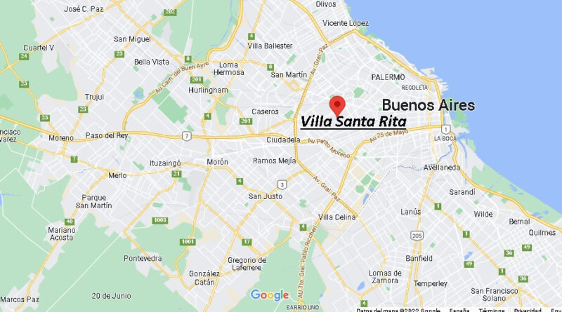 ¿Dónde está Villa Santa Rita Argentina