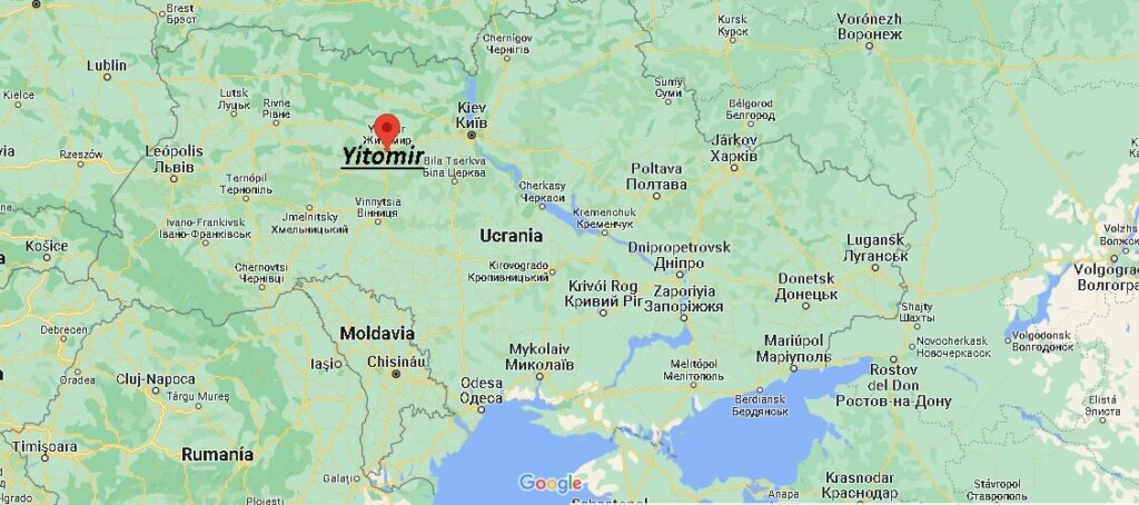 ¿Dónde está Yitomir Ucrania