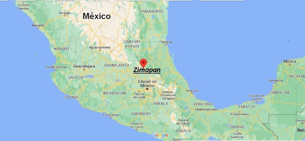 ¿Dónde está Zimapan Mexico