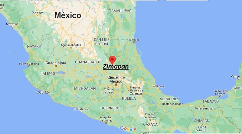 ¿Dónde está Zimapan Mexico