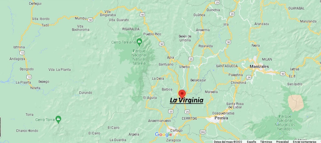 ¿Dónde está ubicada La Virginia