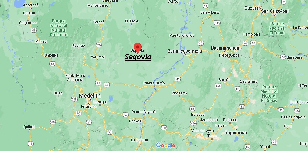 ¿Dónde está ubicada Segovia
