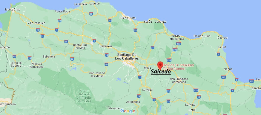 ¿Dónde está ubicada la provincia de Salcedo