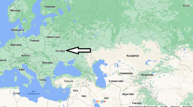 ¿Dónde está ubicado el país de Ucrania