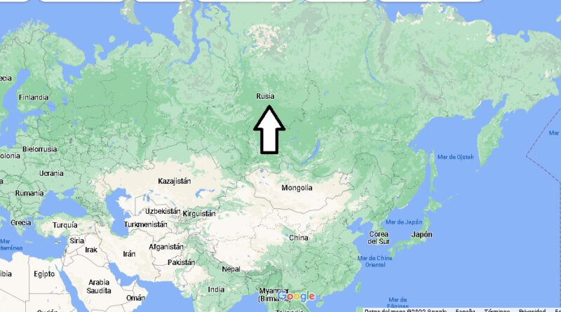 ¿Dónde se encuentra el país de Rusia