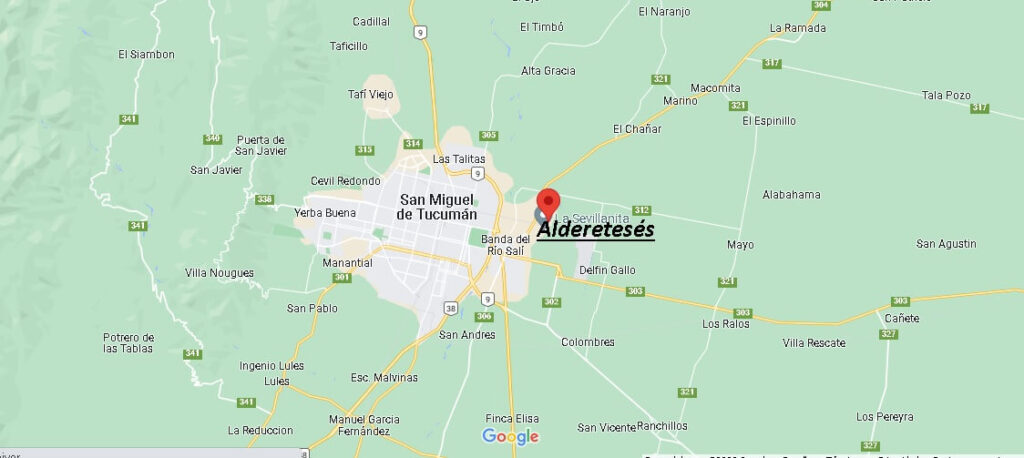 ¿Qué localidad es Alderetes