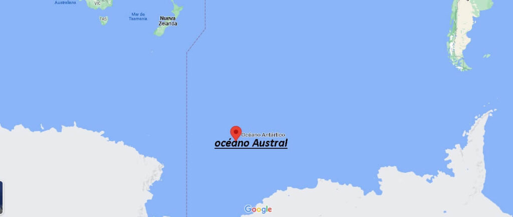 Dónde queda El océano Austral