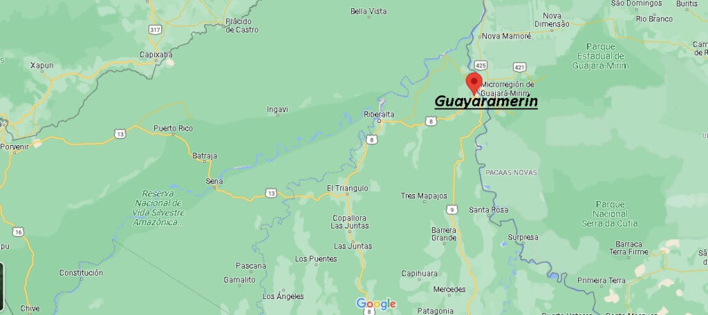 Dónde queda Guayaramerín