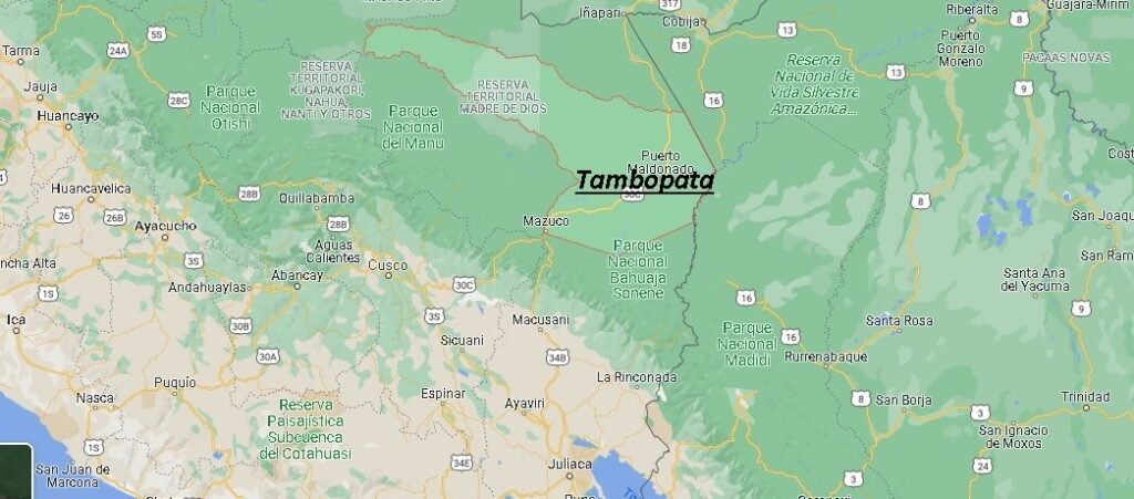 Dónde queda Tambopata