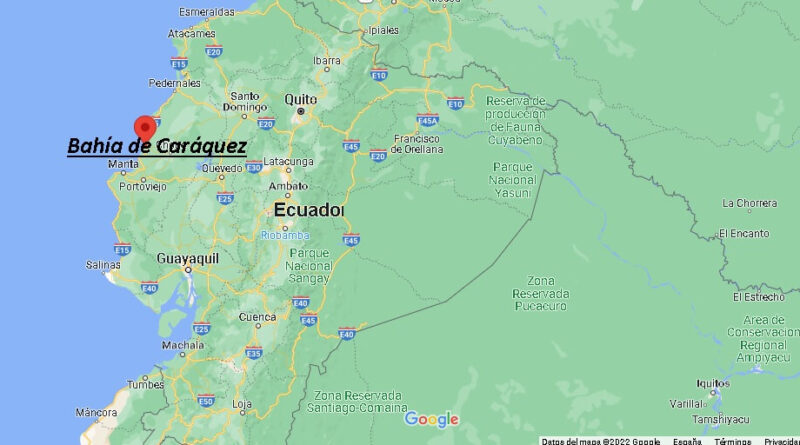 ¿Dónde está Bahía de Caráquez Ecuador