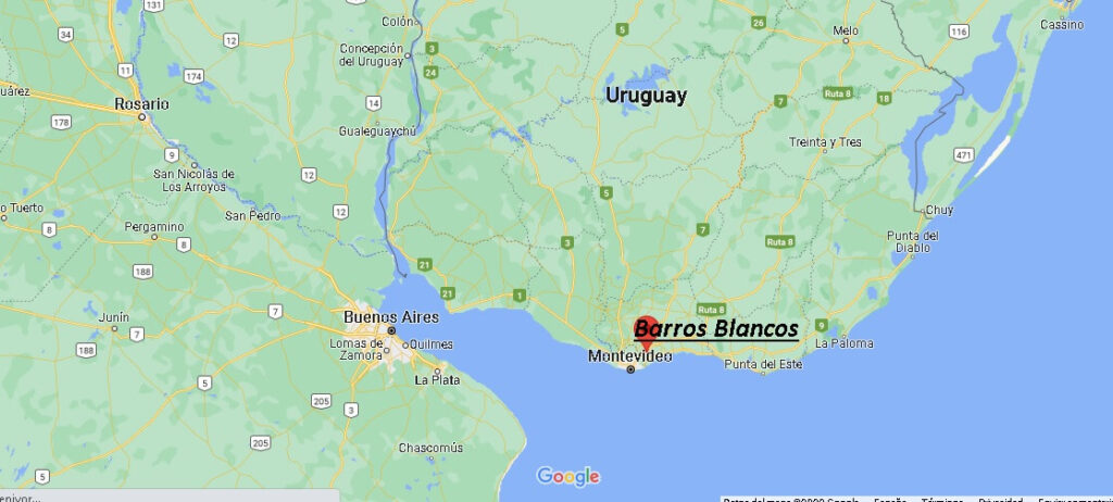 ¿Dónde está Barros Blancos Uruguay