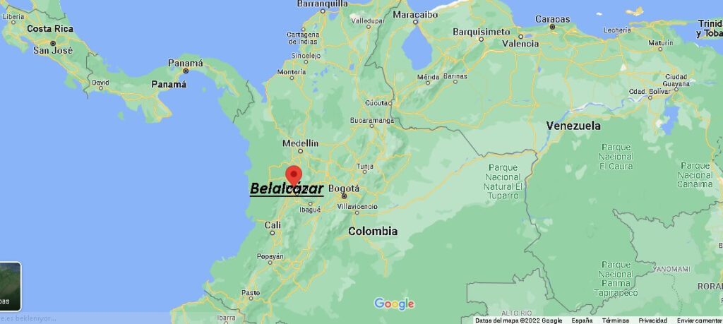 ¿Dónde está Belalcázar Colombia
