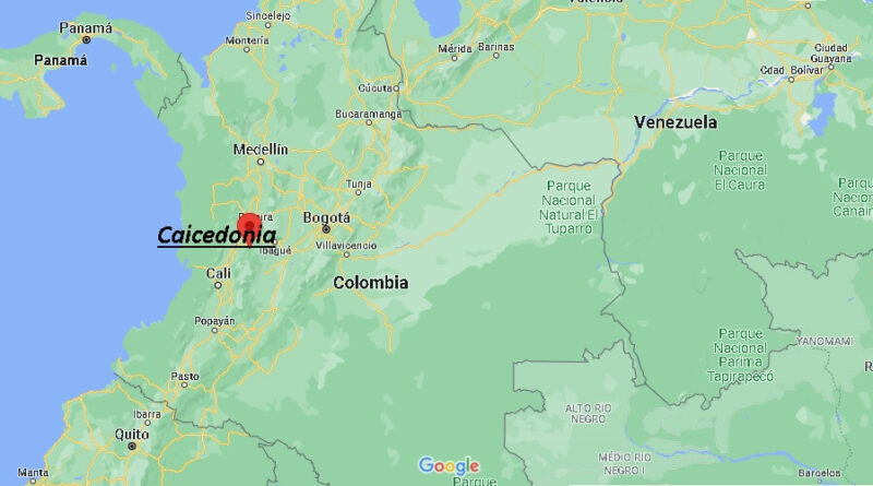 ¿Dónde está Caicedonia Colombia